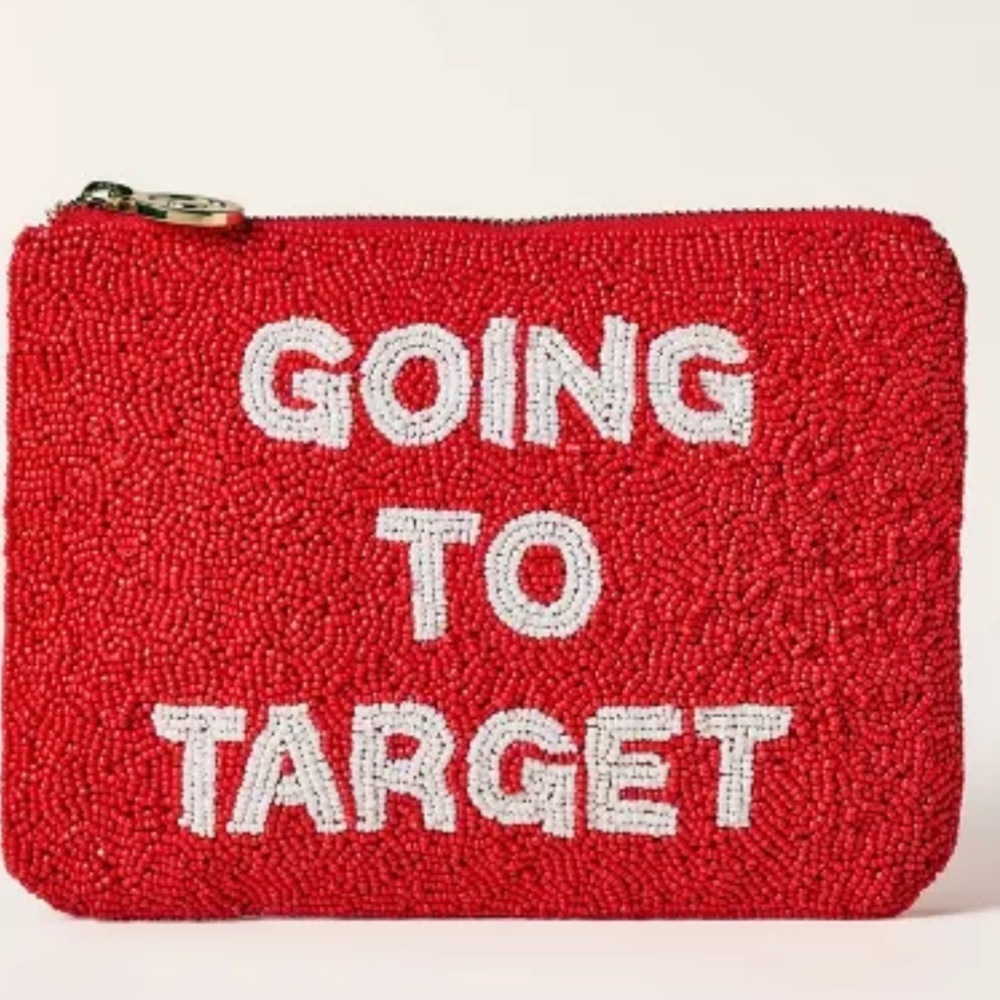 🛒🛍️🛒. KATE SPADE X TARGET GOING TO TARGET BEADED CLUTCH 🛒🛍️🛒 NWT 🛒🛍️🛒